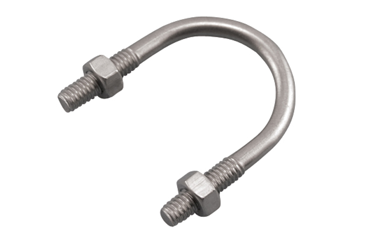 الفولاذ المقاوم للصدأ U-Bolt DIN 3570 GB 2329 ASME B 18.31.5 قطع غيار السيارات ، مصدر مسامير سداسية
